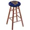 Holland Bar Stool Co Maple Bar Stool, Medium Finish, West Virginia Seat RC30MSMed - alternate 1